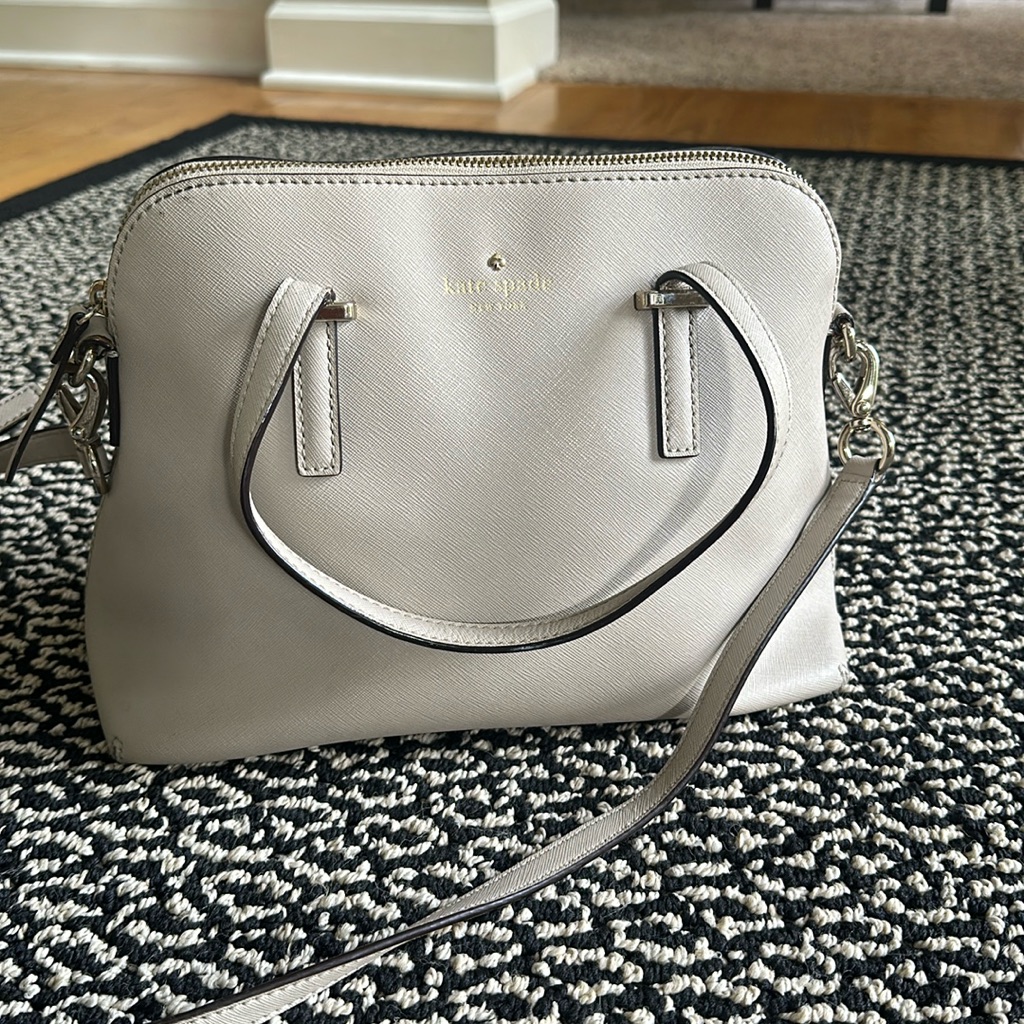 Kate Spade Satchel With Crossbody Strap - Tan
